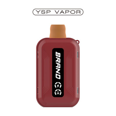 Cigarro E descartável de 10 000 pufes de 12 ml com fluxo de ar ajustável e bateria e ecrã inteligente líquido
