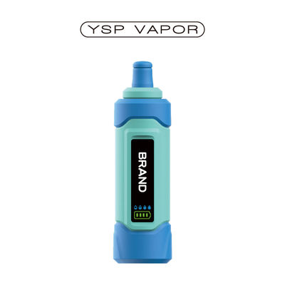 16000 Puffs Big Cloud DTL Vapor descartável 15ml Recarregável e-Shisha Mesh Coil Display de tela
