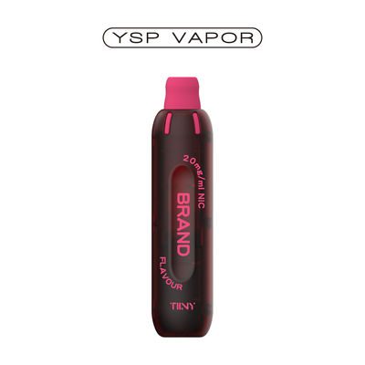 Pulseira Vape de bobina de malha compatível com TPD 2% de nicotina para sabor intenso e nuvens - 600 sopros Ultra- suave, bocal de silicone, fácil de usar, sem necessidade de carregamento