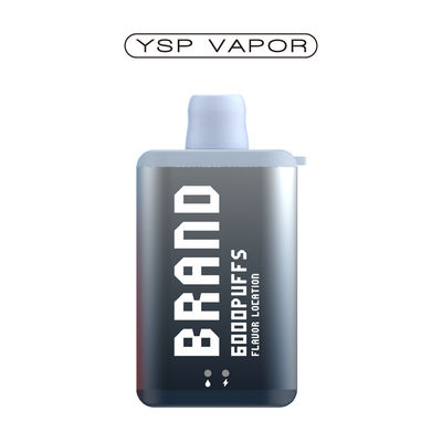 10 ml 6000 Puff Vape E Cigarro Recarregável Caixa de Vapor Disponível