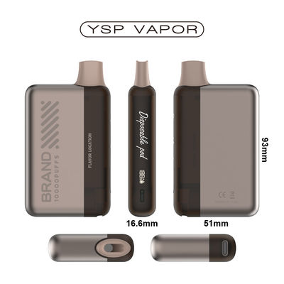 19 ml 0 Vapor descartável de nicotina 20000 pufes Caixa de vapores descartável