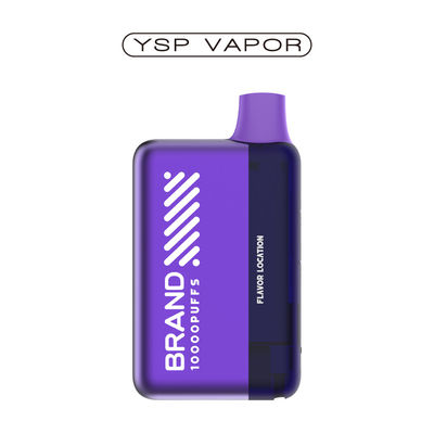 19 ml 0 Vapor descartável de nicotina 20000 pufes Caixa de vapores descartável