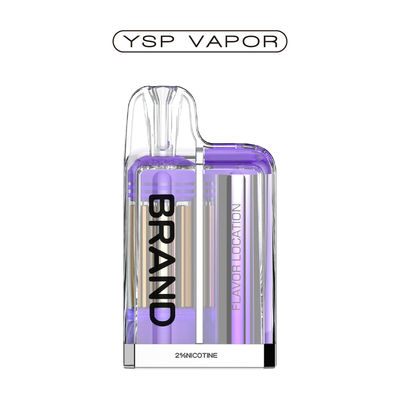 Compatível com TPD Disposable Pod Prefilled Mesh Coil Child Lock 2ml design de cristal líquido