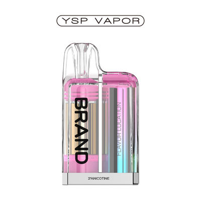 Compatível com TPD Disposable Pod Prefilled Mesh Coil Child Lock 2ml design de cristal líquido