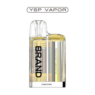 Compatível com TPD Disposable Pod Prefilled Mesh Coil Child Lock 2ml design de cristal líquido