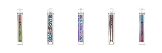 600 puffs 2 ml líquido cristalino bateria de cigarro eletrônico 400mAh TPD descartável