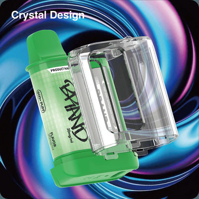 600 Puffs 2ml Sistema de cápsula pré-cheia TPD ¢ Bateria removível e vape compatível com a UE