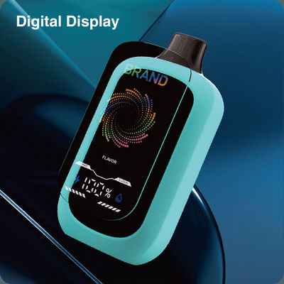 15mL / 15K Puffs Recarregável Vapor descartável Ultra-Longo Duração - Ecrã LED e personalização de sabor e fluxo de ar ajustável